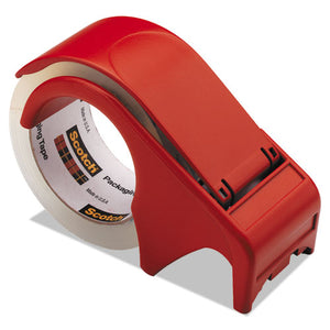 ESMMMDP300RD - Compact And Quick Loading Dispenser For Box Sealing Tape, 3" Core, Plastic, Red