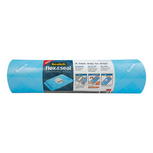 Flex And Seal Shipping Roll, 15" X 10 Ft, Blue-gray