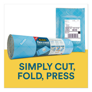 Flex And Seal Shipping Roll, 15" X 10 Ft, Blue-gray