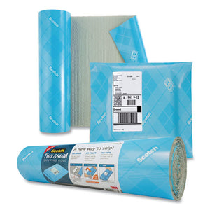 Flex And Seal Shipping Roll, 15" X 200 Ft, Blue-gray