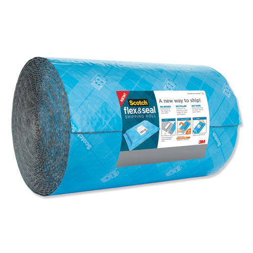 Flex And Seal Shipping Roll, 15" X 200 Ft, Blue-gray