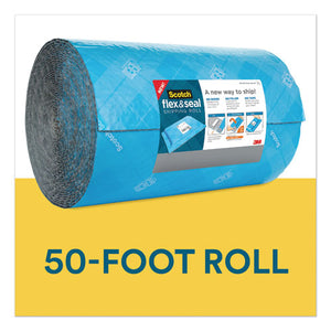 Flex And Seal Shipping Roll, 15" X 50 Ft, Blue-gray