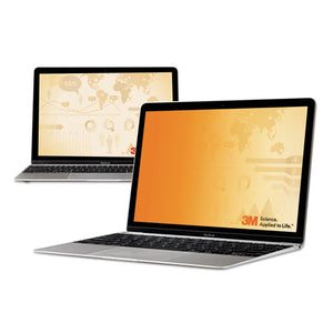 Gold Frameless Privacy Filter For 12.5" Widescreen Laptop, 16:9 Aspect Ratio