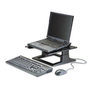 ESMMMLX500 - NOTEBOOK RISER WITH ADJUSTABLE HEIGHT, 13W X 13D X 4 TO 6H, BLACK