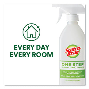 One Step Disinfectant And Cleaner, Light Fresh Scent, 28 Oz Spray Bottle