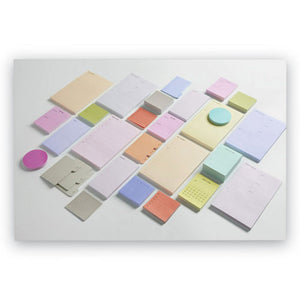 Planner Tab Adhesive Notes, 3 X 4, Peach, 30-sheet, 3 Pads-pack