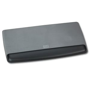 ESMMMWR420LE - Antimicrobial Gel Keyboard Wrist Rest Platform, Black-gray-silver
