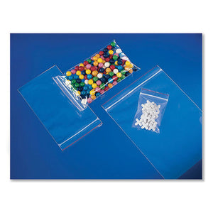 Reclosable Zip Poly Bags, 2 Mil, 4 X 4, Clear, 1,000-carton