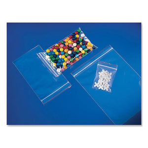 Reclosable Zip Poly Bags, 2 Mil, 4 X 6, Clear, 1,000-carton
