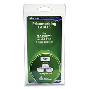 One-line Labels For Garvey 22-8, 0.81 X 0.44, White, 1,200-roll, 3 Rolls-pack
