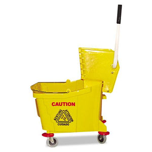 ESMNL60353 - Mop Bucket-wringer Combo, Plastic, Yellow