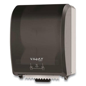 Valay Controlled Towel Dispenser, I-notch, 12.3 X 9.3 X 15.9, Black