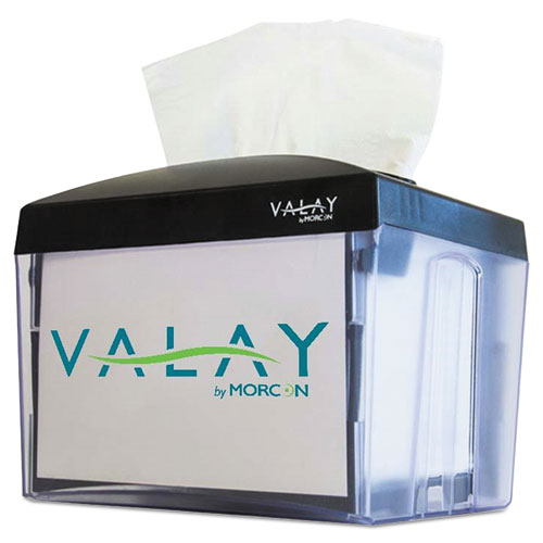 ESMORNT111EA - Valay Nap Interfolded Napkin Dispenser, 6.14 X 8 X 6 1-2, Black