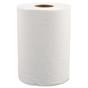 ESMORW12350 - Hardwound Roll Towels, 8" X 350ft, White, 12 Rolls-carton