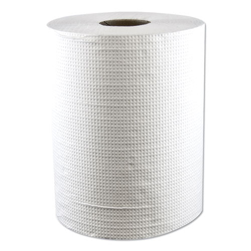 ESMORW12600 - Hardwound Roll Towels, Paper, White, 7 4-5" X 600ft, 12-carton