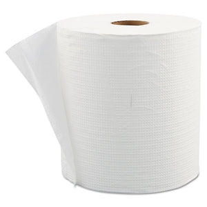 ESMORW6800 - Hardwound Roll Towels, 7 9-10" X 800ft, White, 6 Rolls-carton