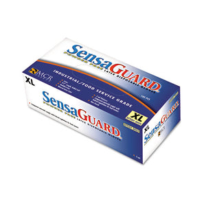 ESMPG5055XL - Sensaguard Chlorinated Disposable Gloves, Powder-Free, White, X-Large, 100-box