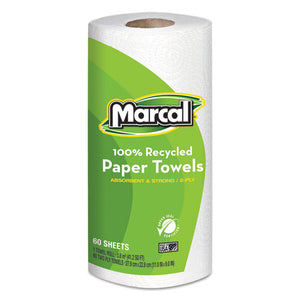 ESMRC6709 - 100% Recycled Roll Towels, 2-Ply, 9 X 11, 60 Sheets, 15 Rolls-carton