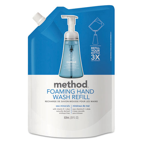 ESMTH00667CT - Foaming Hand Wash Refill, Sea Minerals, 28 Oz Pouch, 6-carton