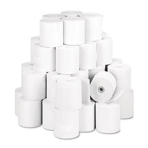 Thermal Paper Rolls, 3.13" X 230 Ft, White, 50-carton