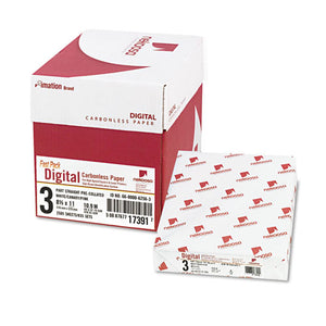 ESNEK17391 - Fast Pack Digital Carbonless Paper, 8-1-2 X 11, White-canary-pink, 2500-carton