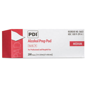 ESNICB60307 - Pdi Alcohol Prep Pads, White, 200-box