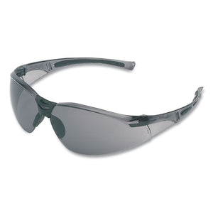 A800 Series Safety Eyewear, Anti-scratch, Gray Frame, Tsr Gray Lens