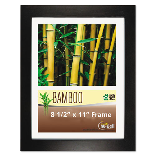 ESNUD14185 - Bamboo Frame, 8 1-2 X 11, Black