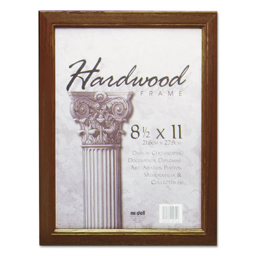 ESNUD15815 - Solid Oak Hardwood Frame, 8-1-2 X 11, Walnut Finish