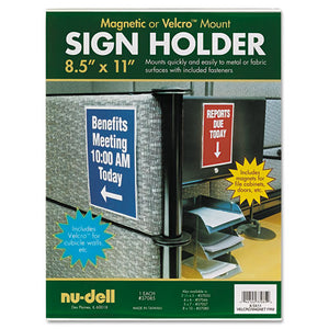 Acrylic Sign Holder, 8 1-2 X 11, Clear