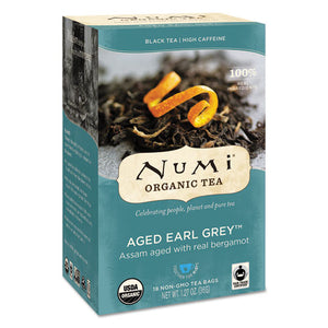 ESNUM10170 - Organic Teas And Teasans, 1.27oz, Aged Earl Grey, 18-box