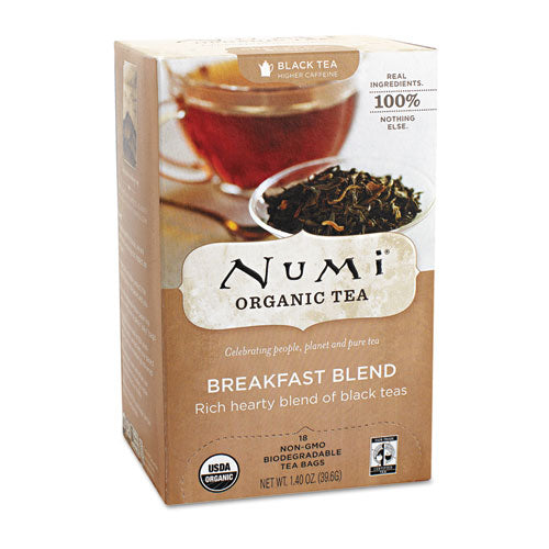 ESNUM10220 - Organic Teas And Teasans, 1.4oz, Breakfast Blend, 18-box