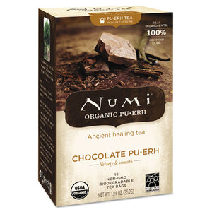 ESNUM10360 - Organic Tea, Chocolate Puerh, 16-box