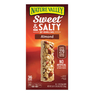 Granola Bars, Sweet And Salty Almond, 1.2 Oz Pouch, 36-box