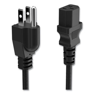 Ac Replacement Power Cord, Black