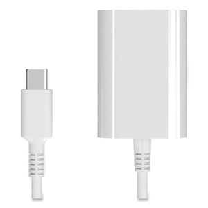 Usb To Ethernet Adapter, Usb Type C Male-rj-45 Female, 6, White