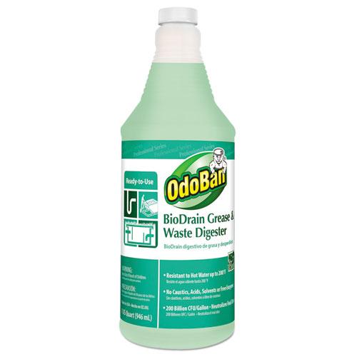 ESODO28062Q12 - Biodrain Grease And Waste Digester, Floral Scent, 32 Oz Bottle, 12-ct