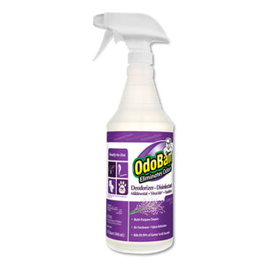 ESODO910162QC12 - Rtu Odor Eliminator And Disinfectant, Lavender, 32oz Spray Bottle, 12-carton