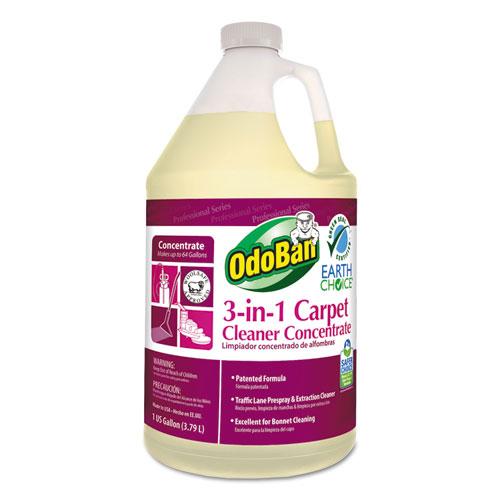 ESODO9602B62G4 - EARTH CHOICE 3-N-1 CARPET CLEANER, 128 OZ BOTTLE, UNSCENTED, 4-CT