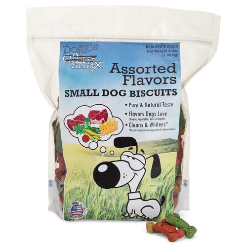 ESOFX00612 - DOGGIE BISCUITS, ASSORTED, 4 LB BAG