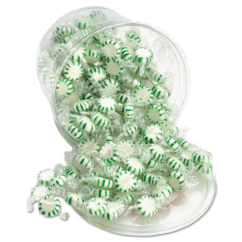 ESOFX70005 - Starlight Mints, Spearmint Hard Candy, Individual Wrapped, 2 Lb Resealable Tub