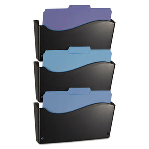 ESOIC22382 - 2200 Series Wall File System, Letter, Black, 3-pack