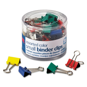 ESOIC31028 - Binder Clips, Metal, 3-4", Assorted Colors, 36-pack