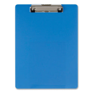 Recycled Plastic Clipboard, Holds 8.5 X 11, Blue
