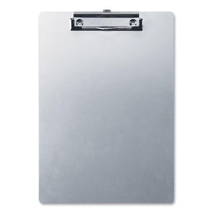 Aluminum Clipboard, Holds 8.5 X 11, Silver