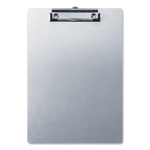 Aluminum Clipboard, Holds 8.5 X 11, Silver