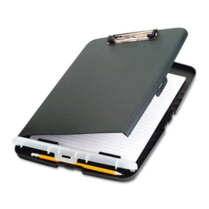 Low Profile Storage Clipboard, 1-2" Capacity, Holds 9w X 12h, Charcoal