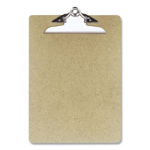 Recycled Hardboard Clipboard, 1" Capacity, Holds 8.5 X 11, Brown, 3-pack