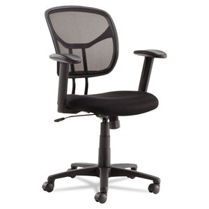 ESOIFMT4818 - Swivel-tilt Mesh Task Chair, Height Adjustable T-Bar Arms, Black-chrome