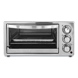 Convection Toaster Oven, 6-slice, 16.8 X 13.1 X 9, Stainless Steel-black